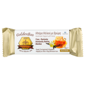 Μπάρα Μελιού Με Γύρη - Πρόπολη - Βασιλικό Πολτό - Βανίλια